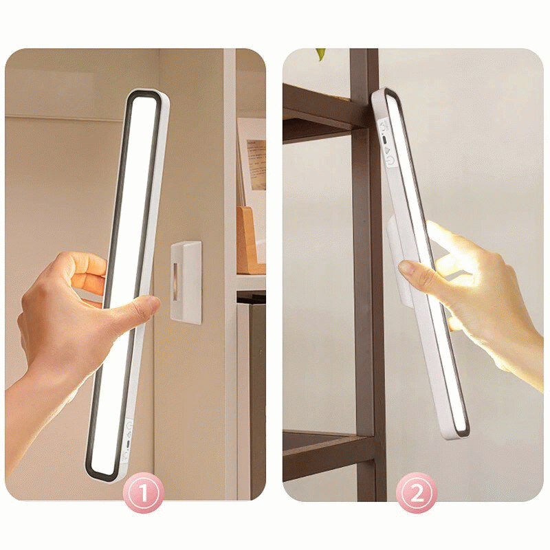 Remote Control - USB Rechargeable LED Desk Lamp Stepless Dimming Table Light Magnetic Hanging Lamp B
