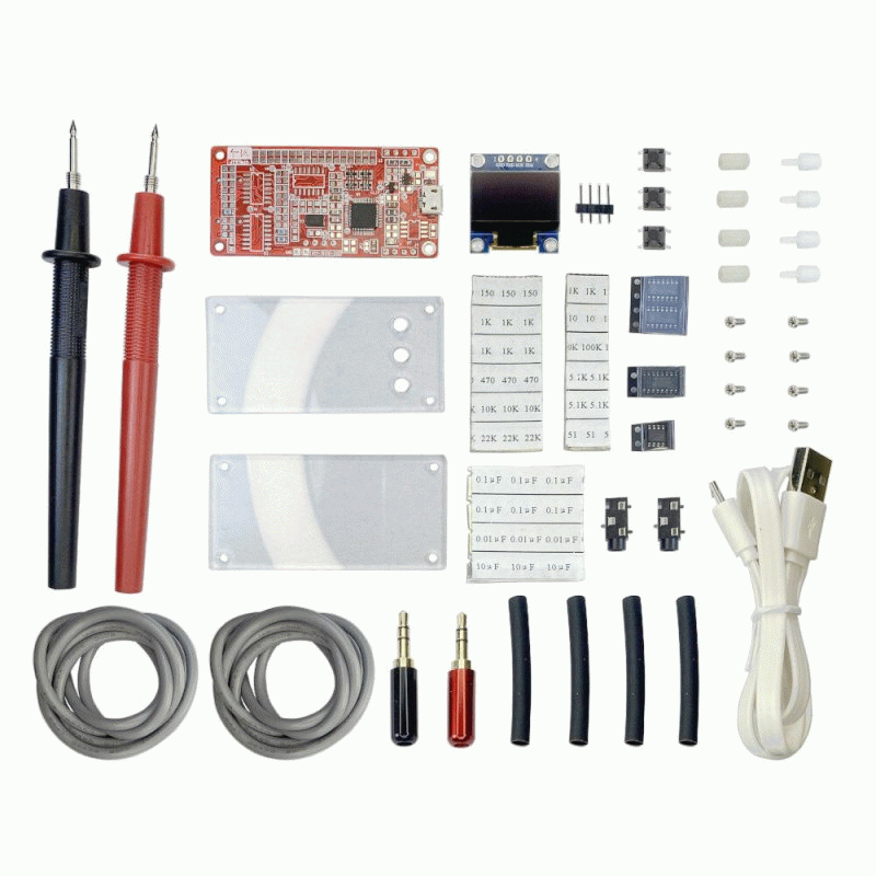 Jyetech M181 LCR Meter 18101K DIY Kit 100Hz 1KHz Test Frequency High-precision Small Value Inductanc