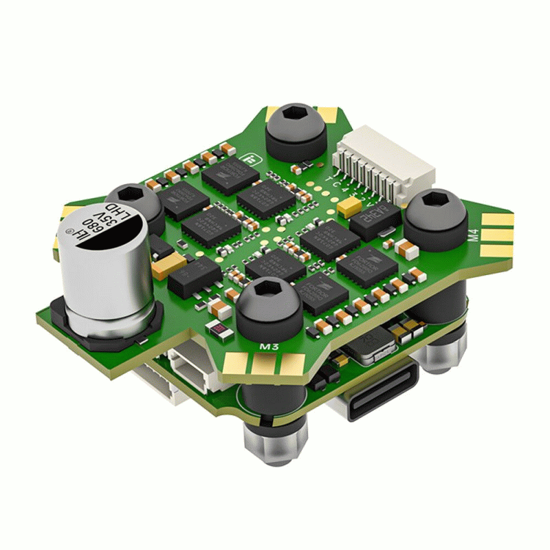 FC+ESC - 20x20mm iFlight BLITZ Mini F745 F7 Flight Controller E55 Mini 55A BL_32 4In1 Brushless ESC