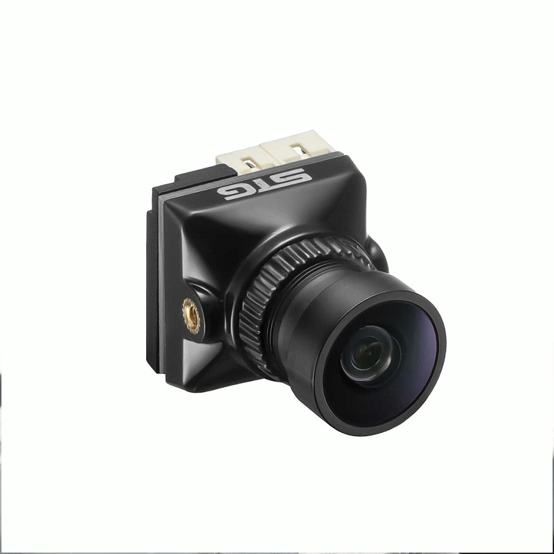 Black - JINJIEAN STG Bat1 1/2.8' 2.1mm 135 Degree 4:3 16:9 Switchable FPV Camera Starlight Night Vis