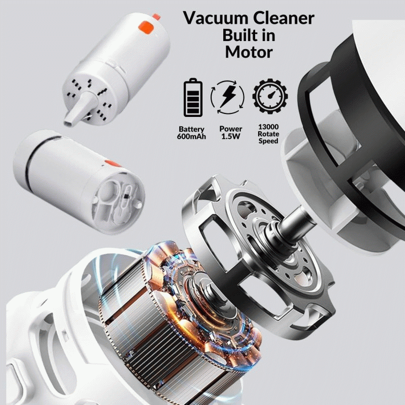 White - 21-in-1 Upgraded Electronic Keyboard Cleaning Kit with Mini Vacuum for Laptop, iPad, Phone,