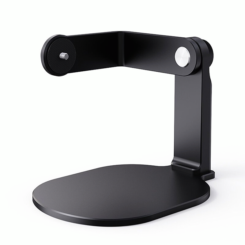 White - 360 Rotary Rocking Arm Projector Stand Ajustable Mount Bracket with 1/4" Screw for Video Pro