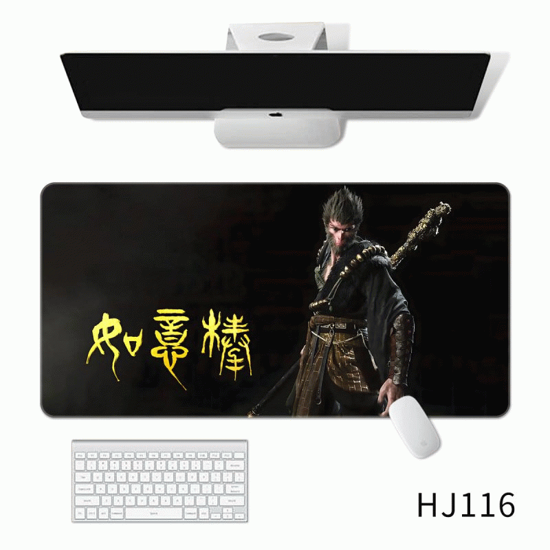 #HJ122 - [Black Myth:WuKong] Large Gaming Mouse Keyboard Pad PC Game SunWukong XXL Mousepad Computer