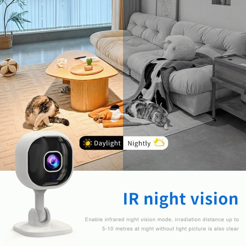 A3 WiFi Camera 1080P HD IR Night Vision Smart Camera with Motion Detection Two-Way Audio Home Securi