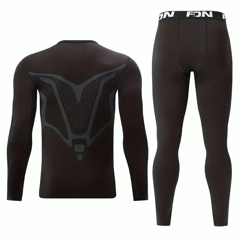 XL - TENGOO Men's Thermal Underwear Set, Long johns set, Compression Thermal Base Layer Set, Moistur