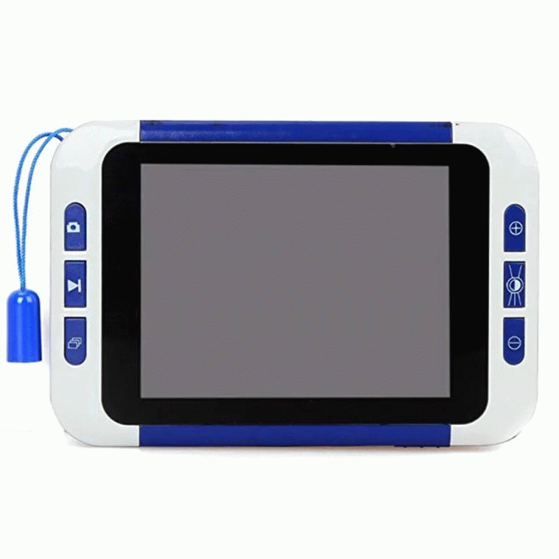 US Plug - 2-32X 3.5 inch LCD Digital Magnifier Portable Reading Aid Rechargeable Battery TV-OUT Mult