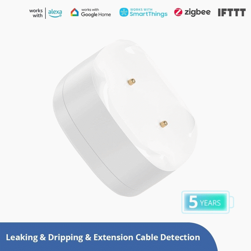 SONOFF SNZB-05P Smart Zigbee3.0 Water Leak Sensor with Detection Cable IP67 Waterproof Smart Scene L