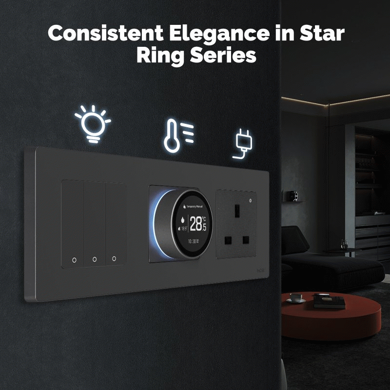 Electric Heating - Moes Tuya Zigbee3.0 Smart Knob Thermostat with LED Digital Display Water Heating/