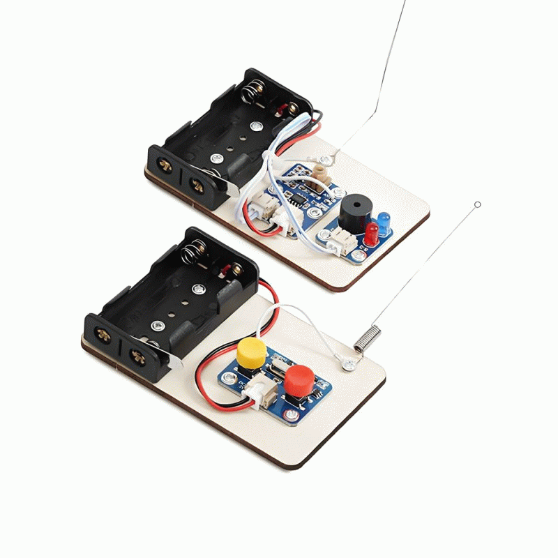 Wooden Telegraph Model Assembly Kit DIY Children's Science Experiment Education Toy Student Technolo