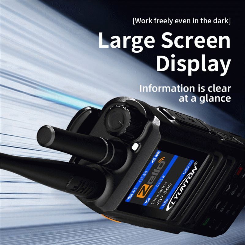 DG90000 Zello Walkie Talkie Dual-Mode 4G Network bluetooth GPS Navigation WIFI 6000mAh Battery Outdo