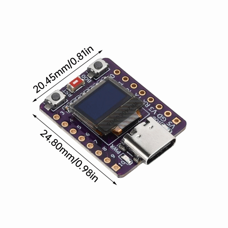 Kit - ESP32-C3 WiFi bluetooth-compatible Development Board With 0.42 Inch OLED White Light Module Ce