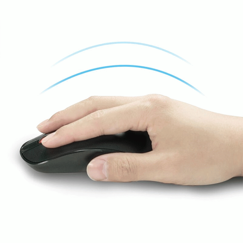 White - Xiaomi MIIIW Lite Wireless Mute Mouse 800/1200/1600DPI Multi-speed 2.4GHz Wireless Receiver