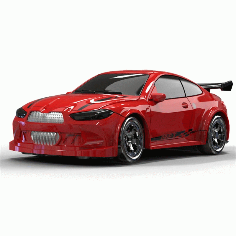 Red - KFPLAN KF20 1/64 2.4G 4WD Drift RC Car Mini Race LED Light Radio Control High-Speed Motor Full