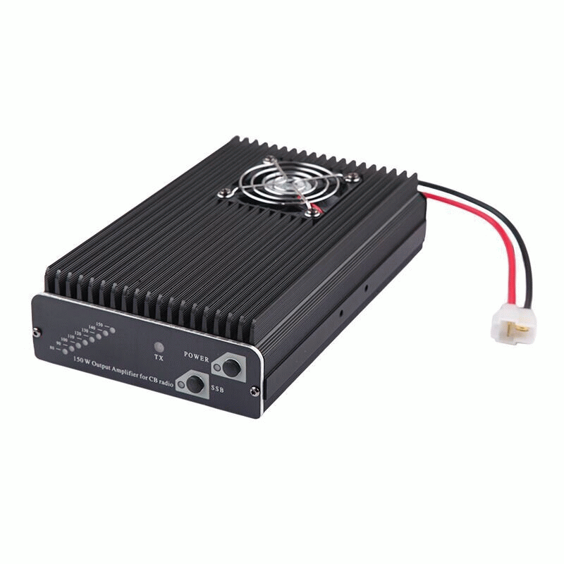 Gray - High Power CB-27 Amplifier All Mode SSB 150W Shortwave Amplifier with Dustproof Function 3-5k