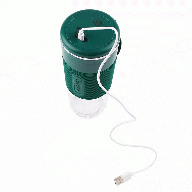Green - Portable Juicer 6 Blade Usb Rechargeable Wireless Mini Smoothie Blender Mixer Fruit Juice Ma