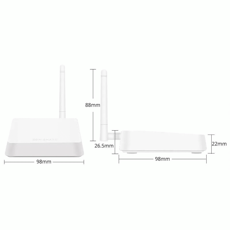 T1 Tuya Smart Zemismart Zigbe Hub with Antenna Smart Home Bridge Wired Gateway with Network Cable Vo