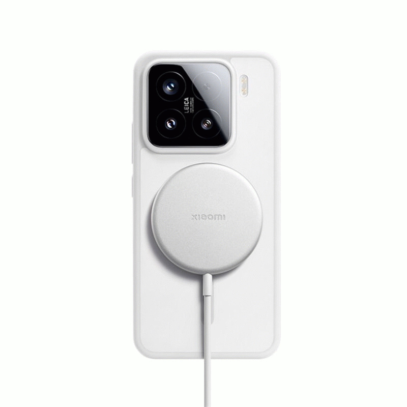 White - Xiaomi 30W Magnetic Wireless Charger Fast Wireless Charging Pad for Smart Phones for iPhone