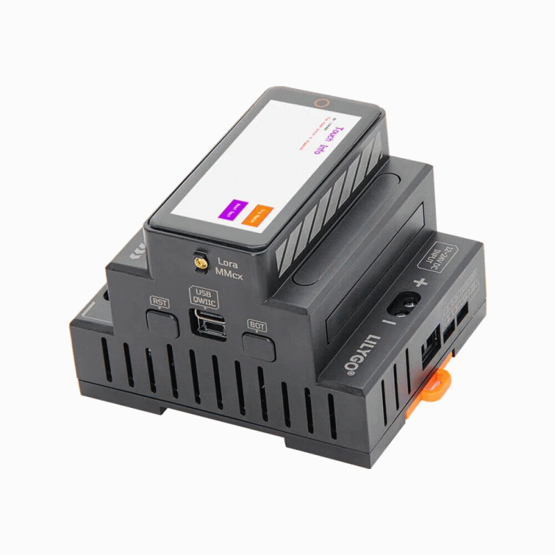 Black - LILYGO T-Connect Pro ESP32-S3-R8 RS485 RS232 CAN Ethernet Module 2.4GHz Wi-Fi Bluetooth 5 Lo