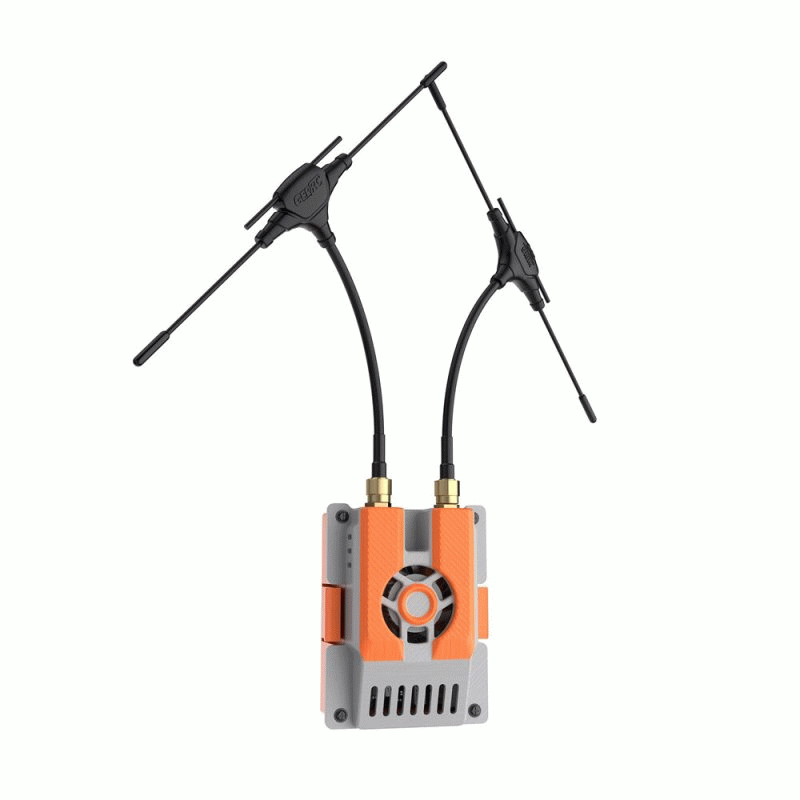 3D print - GEPRC RX as TX JR-Bay Modification Kit 915M/2.4G Dual-frequency T-Type Antennas DIY Part
