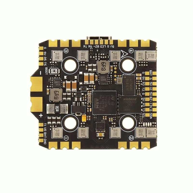 F745+40A - 20*20mm Axisflying ARGUS F745 Flight Controller with 5V 12V BEC Output & 40A 4-6S ESC Sta