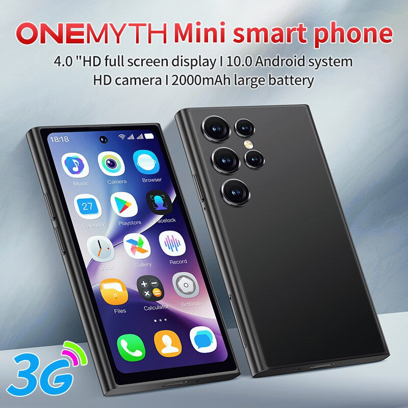 Pink - ONEMYTH S25 Pro 5MP HD Camera 2GB RAM 16GB ROM Mini 4.0 Inch Dual SIM Card 2000mAh Android 10