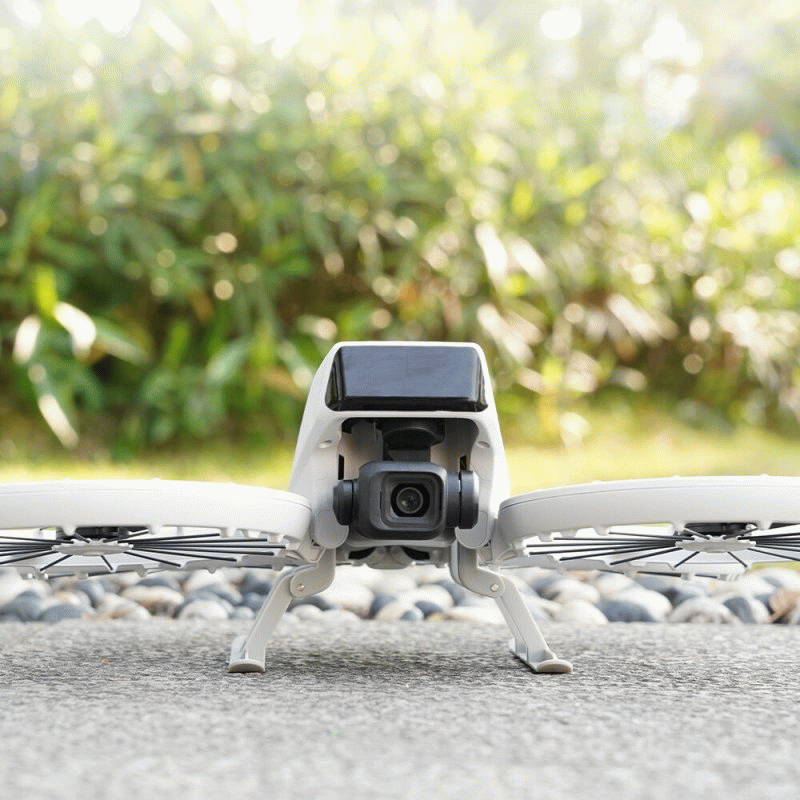 Grey - BRDRC Foldable Extended Heighten 40mm Landing Gear Skid Legs Protector Support for DJI FLIP R