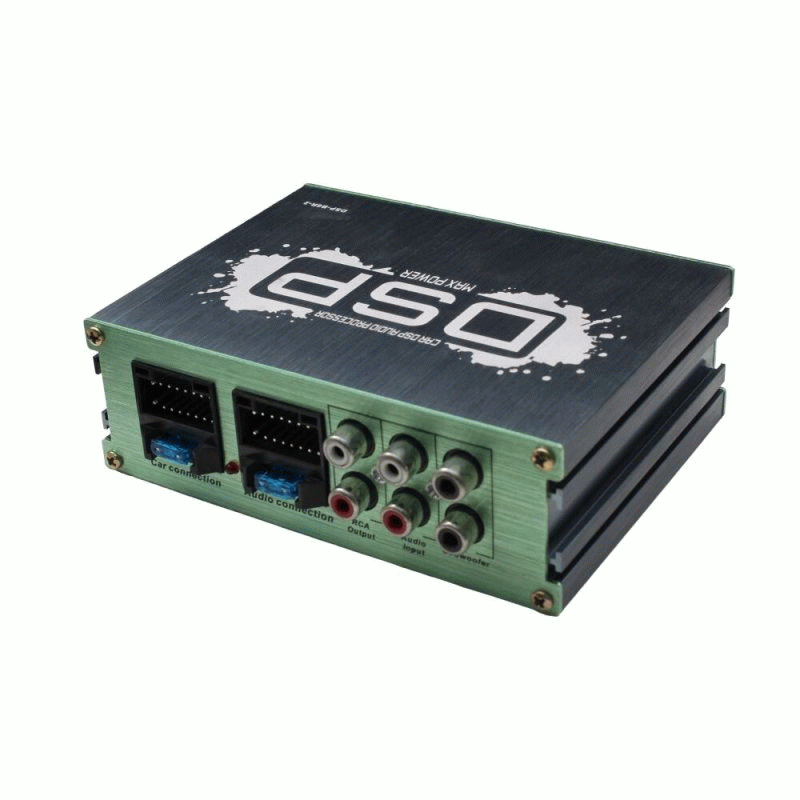Green - Car Amplifier Car Audio Processor USB 6RCA High Power Long Service Life Improved Sound Quali