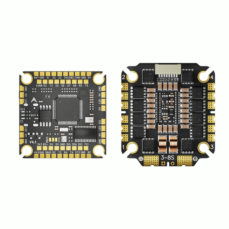 F465 V4 Stack - 30.5*30.5mm Aocoda-RC F465 V4 Stack Build-in F405 V4 Flight Controller with 5V 9V BE
