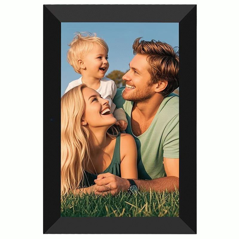 EU Plug - 1003L 10" IPS Digital Picture Frame 1280x800 HD Photo Video Player Remote Control Calendar