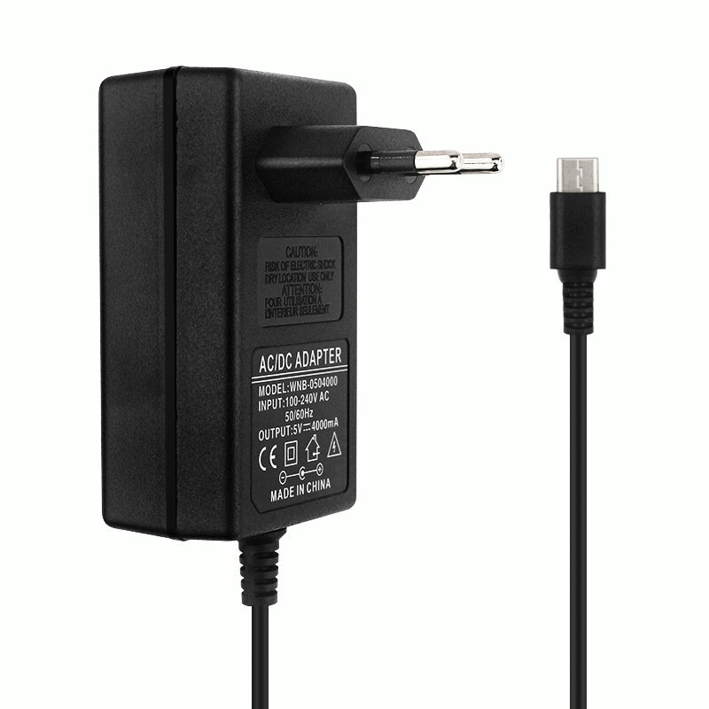 US Plug - Orange Pi 5V 4A Power Adapter 20W USB Type-C Power Supply EU US UK Plug for OPI 5/5B/4 LTS
