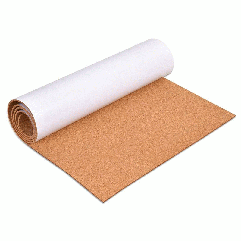 Brown - Self Adhesive Cork Board Roll 1/8 Inch Thick 11.8 x 23.6 Inches Natural Cork Material Custom