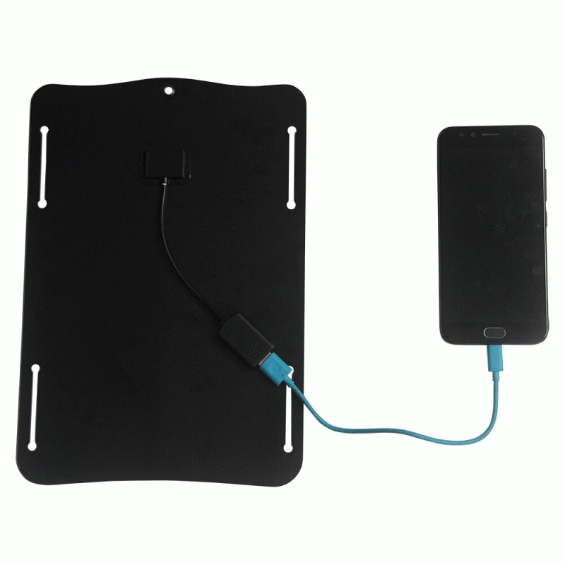 10W - 10W 5V Monocrystalline Solar Panel Charger 21.5% High Conversion Efficiency Portable USB Outpu