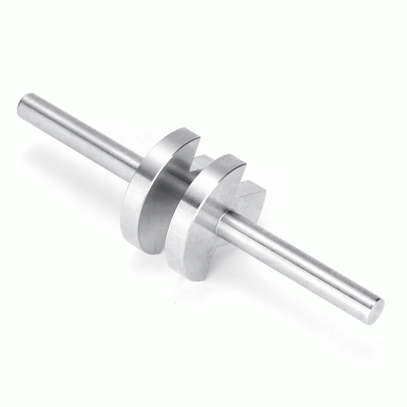 Silver - Eachine ET8 Horizontal Complete Gas Adjustable Speed Double Valve Engine Parts Metal Cranks