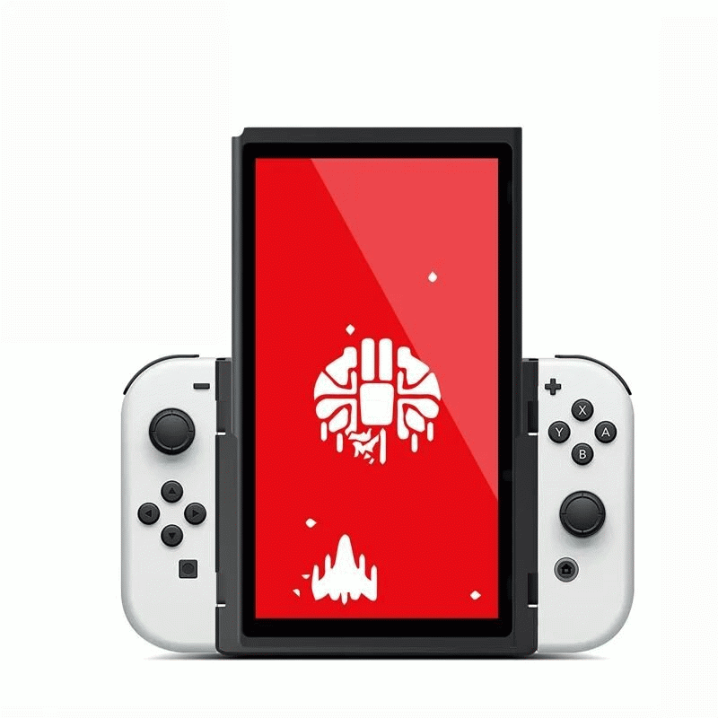 Black - Vertical Bracket Grip Flip for Nintendo Switch/NS OLED Game Console Joystick Controller for