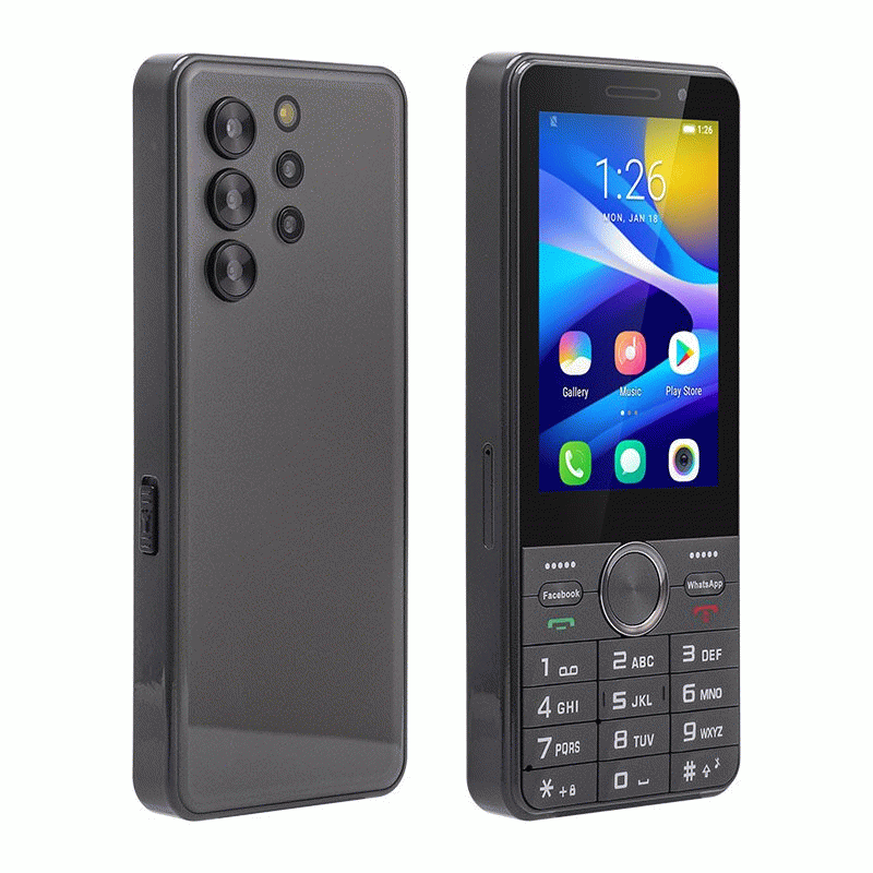 Black - UNIWA A3502 Mini 3.5-Inch Android 8.1 2GB RAM 16GB ROM Dual SIM Unlocked Mobile Phone 2MP+2M