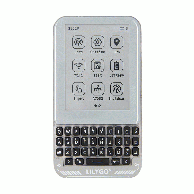 SX1262 915MHz - LILYGO T-Deck Pro ESP32-S3 Development Board 4G/PCM5102A/LoRa/GPS E-Paper Touchscree