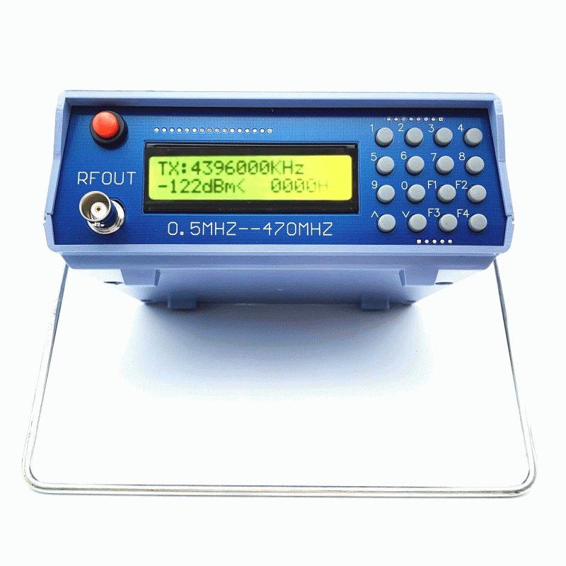 Blue - 0.5-470MHz RF Signal Generator for FM Walkie-Talkie Sensitivity Test with CTCSS & 800Hz Modul