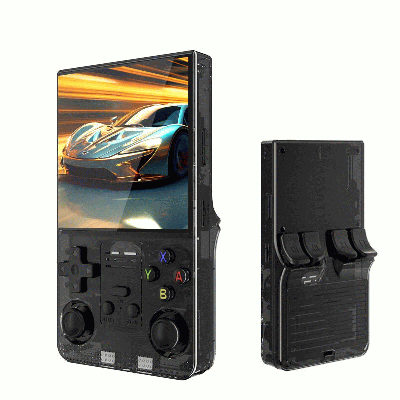 Blue - R39 MAX 128G Handheld Game Console 4-Inch HD Screen RK3326 30+ Emulators 40000+ Games for PSP