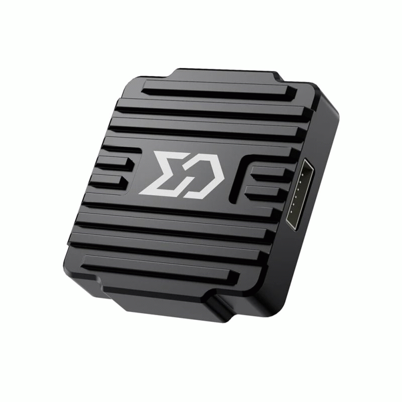 Black - Sub250 Send T1600 5.8GHz 48CH FPV VTX, 25/200/600/1600mW + Pit Mode, IRC Tramp OSD, Built-in