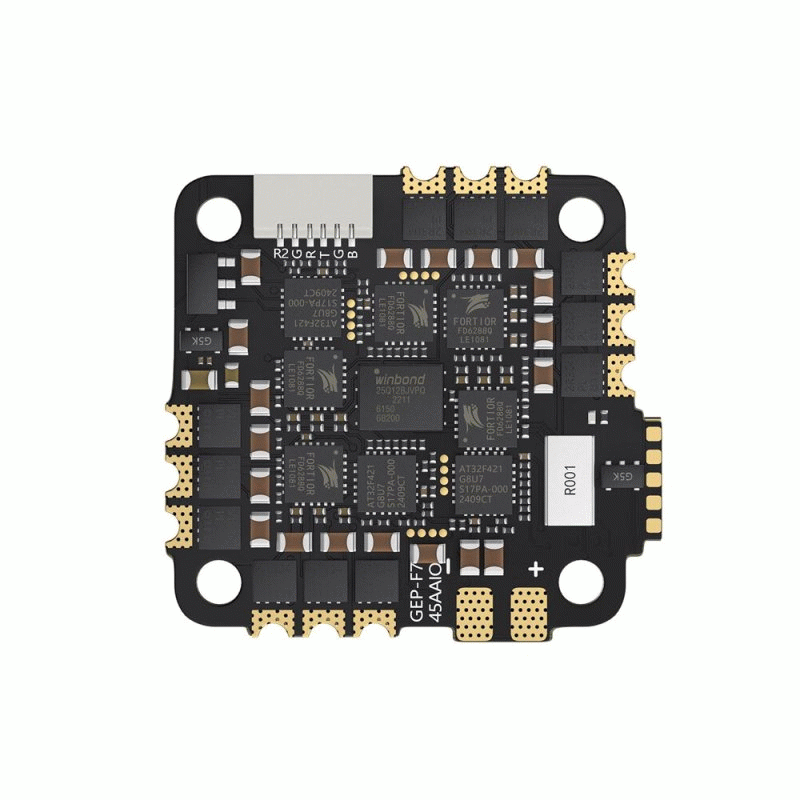 F722 + 32Bit 45A - 25.5x25.5mm GEPRC TAKER F722 45A 32Bit AIO STM32F722 Flight Controller 2-6S Brush