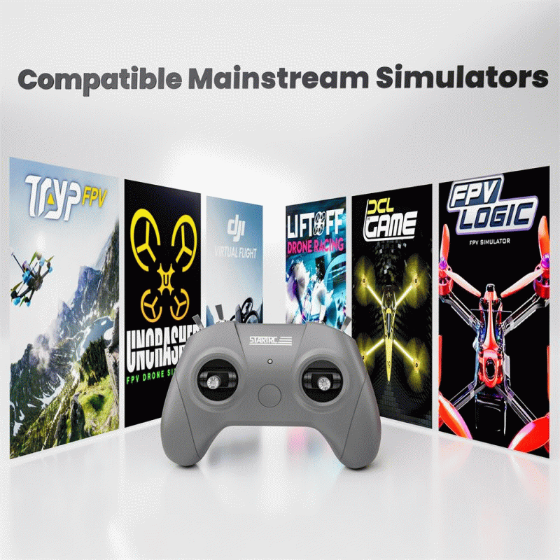Left Hand Throttle - STARTRC Drone S8 Pro FPV Flight Simulator Controller Flight Training System for