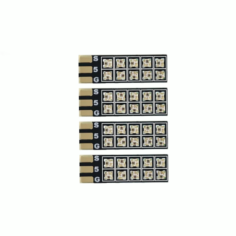 13mm - 4PCS HGLRC LED LONGXL 13mm LED Strips Small Size Programmable Color Change for RC FPV Racing