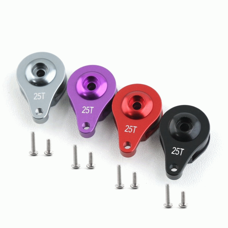 Single hole - 25T Aluminum Alloy Adjustable Force Steering Gear Protection New Upgraded Steering Gea