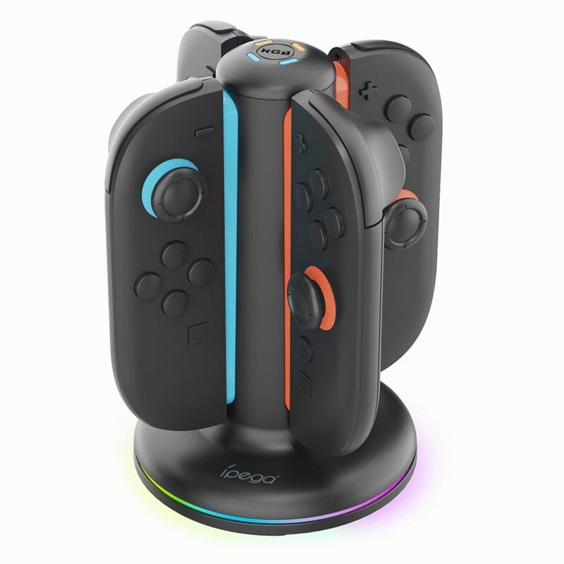 Black - For Switch2 Multi-Controller Charging Dock Compatible with Switch Controllers Efficient Char