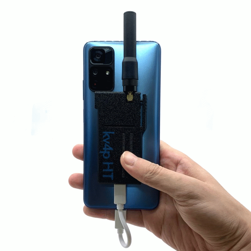 Black - Assembled kv4p HT Ver2.0 Turn Android Phone Into a Modern HAM Radio Transceiver Kits