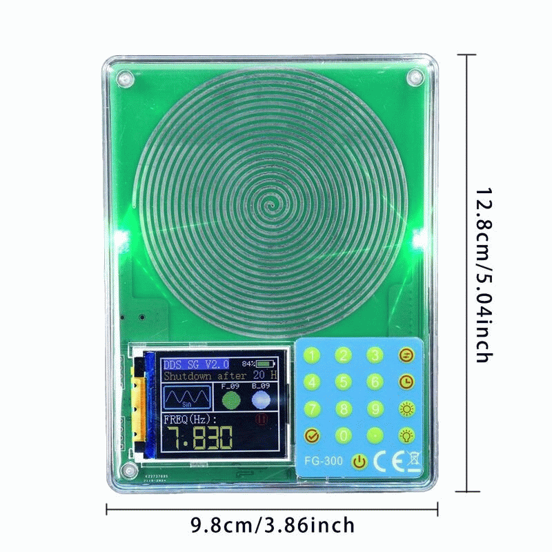 Rechargable Type - FG-300 High Accuracy Portable Signal Generator with USB Power Support 200kHz Freq