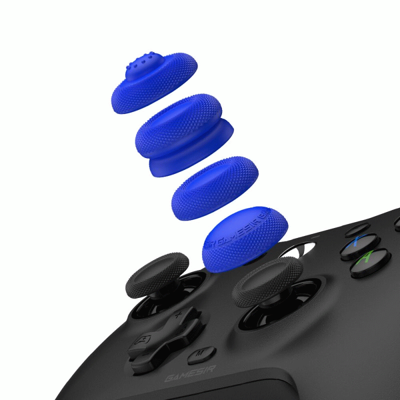 Red - GameSir-AC12 Multi-colors Gamepad Joystick Cap for PS4/5, Xbox One/Series, Switch Pro