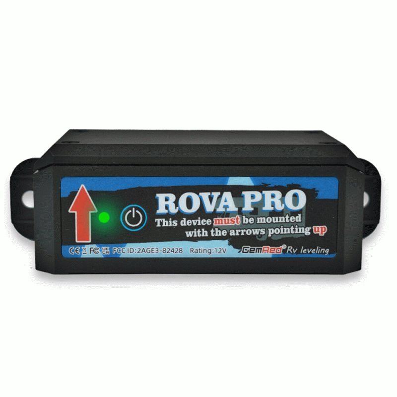 Black - GemRed Smart Dual-Axis Balancer for RVs HomePro Smart Leveling Tool Accurate Digital Angle F