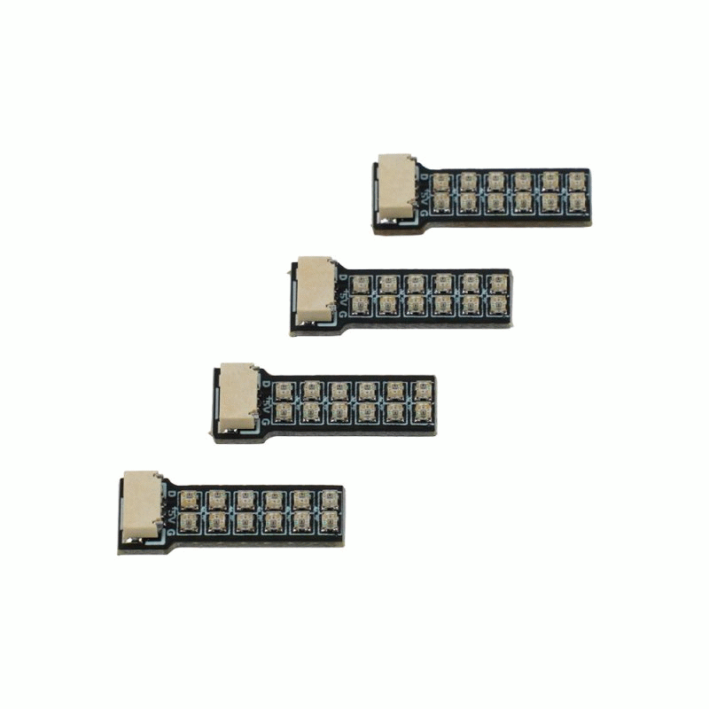 Lite Version - 4PCS DeepSpace PHLUX 2-3S Colorful LED Light Strip 3-5V For 5 Inch RC FPV Racing Dron