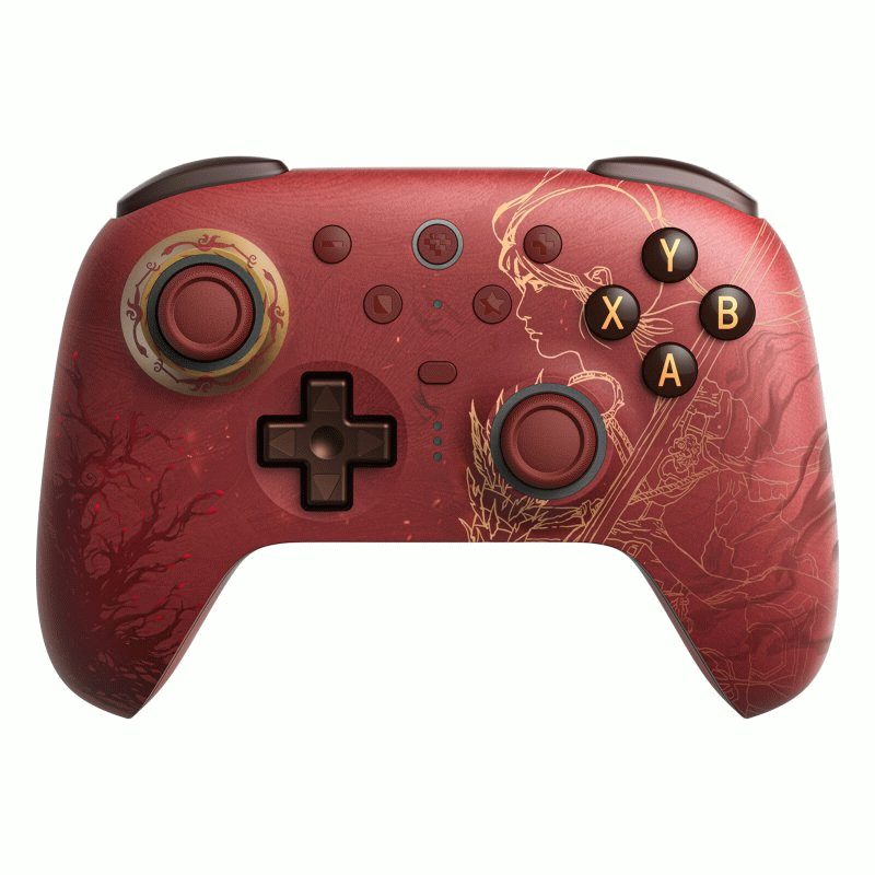 Red - 8BitDo Ultimate 2 WUCHANG: Fallen Feathers Wireless Gaming Controller with TMR Joysticks 8Spee